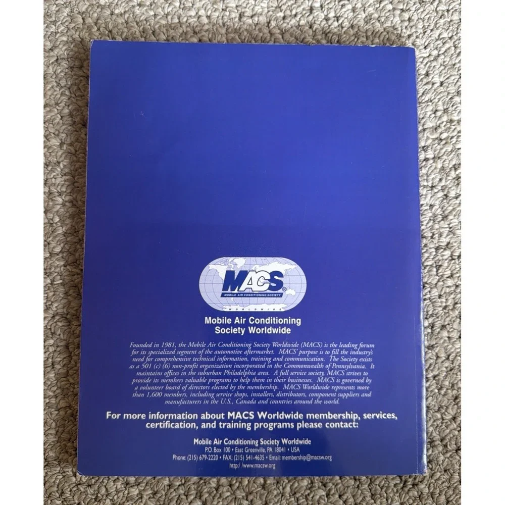 MACS Automotive Air Conditioning System Theory, Diagnosis & Recovery Procedures‎